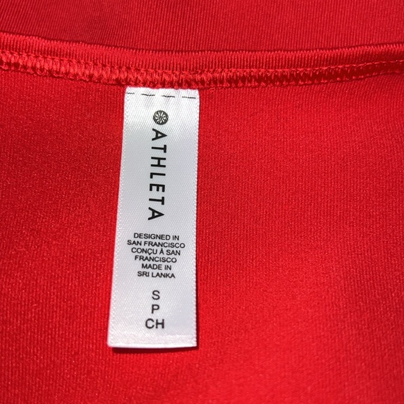 Athleta red powervita twist cami tank size Small - Picture 6 of 9